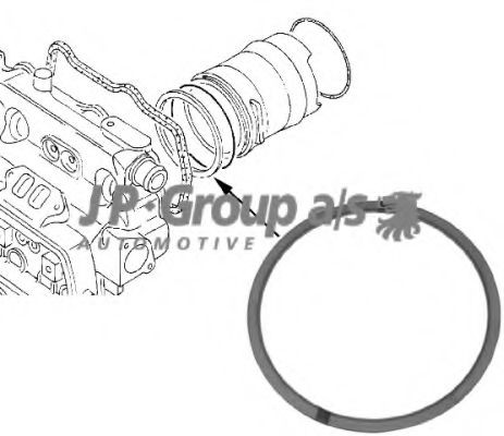JP GROUP O-Ring, cylinder sleeve Article number: 1111000300 cheaply