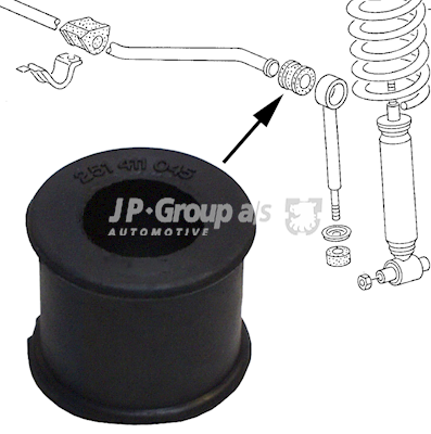 JP GROUP Rubber Buffer, suspension Article number: 1142601500 cheaply