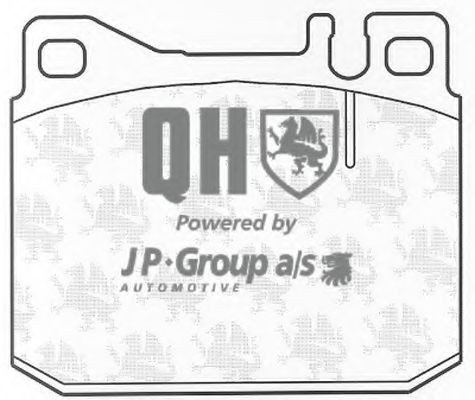 JP GROUP Brake pad set Article number: 1163608619 cheaply