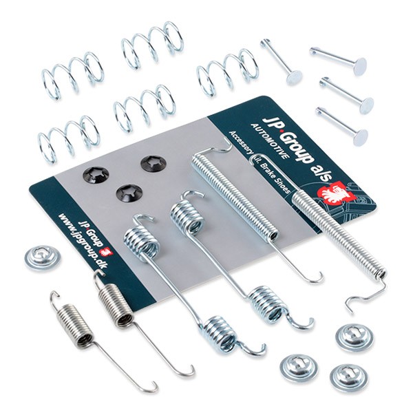JP GROUP 1264001110 Accessory Kit, brake shoes CORSA 1.2 Twinport (F08, F68) 80 PS Petrol 2006