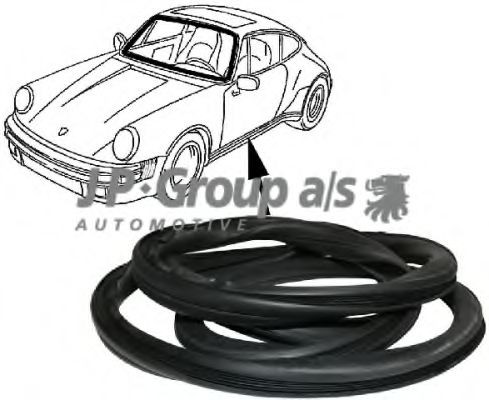 JP GROUP Windscreen seal Article number: 1685900400 cheaply