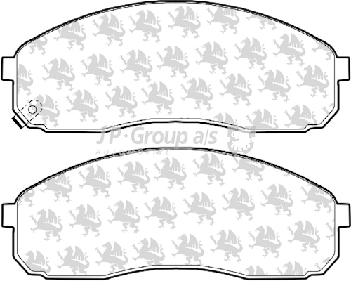 JP GROUP Brake pad set Article number: 3663600319 cheaply