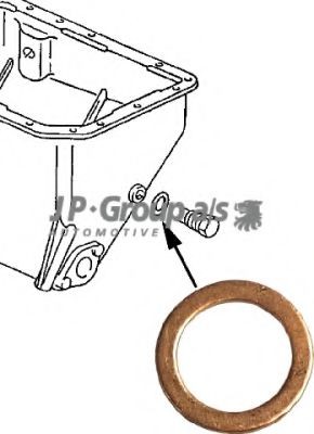 JP GROUP Seal, oil drain plug Article number: 8113850100 cheaply
