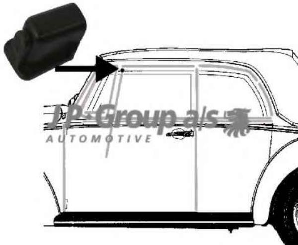 JP GROUP Seal, side window Article number: 8185250106 cheaply