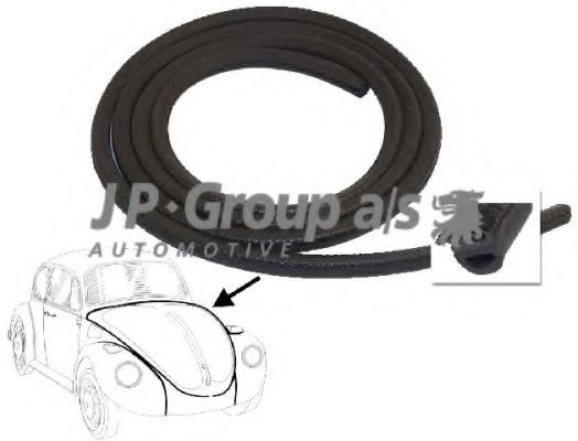 JP GROUP Tætning, kuffert- / lastrum Varenummer: 8185501100 billige