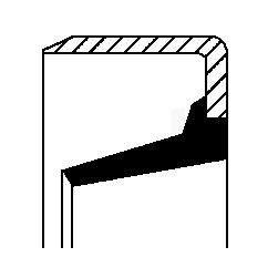 CORTECO Shaft Seal, differential Article number: 01031179B cheaply