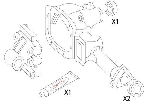 CORTECO Gasket Set, differential Article number: 19535828 cheaply