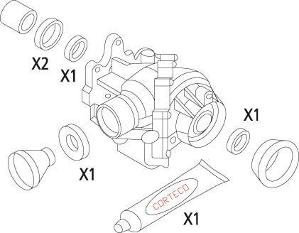 CORTECO Gasket Set, differential Article number: 19535954 cheaply