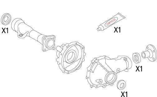 CORTECO Gasket Set, differential Article number: 19536187 cheaply