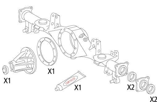 CORTECO Gasket Set, differential Article number: 19536217 cheaply