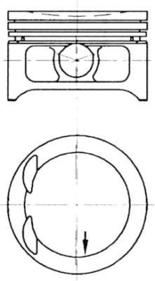 KOLBENSCHMIDT Piston Article number: 97332620 cheaply