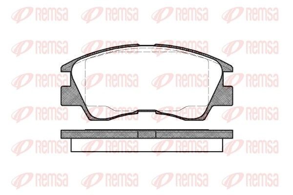REMSA Brake pad set Article number: 0275.10 cheaply