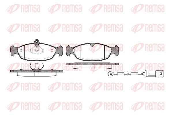 REMSA Brake pad set Article number: 0393.22 cheaply