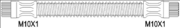 REMSA Brake hose Article number: 1900.44 cheaply