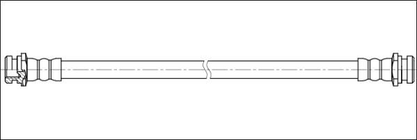 REMSA Brake hose Article number: 1900.83 cheaply