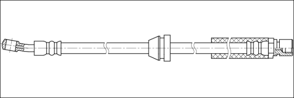 REMSA Brake hose Article number: 1904.24 cheaply