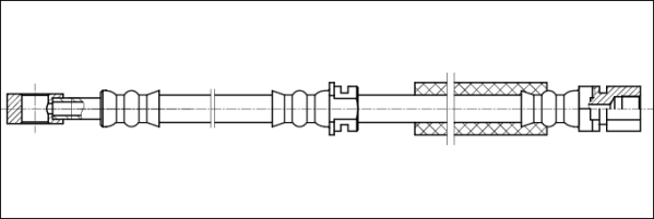 REMSA Brake hose Article number: 1904.35 cheaply