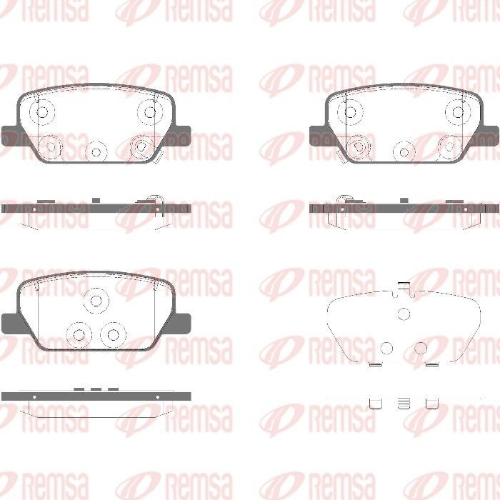 REMSA Brake hose Article number: 1911.02 cheaply