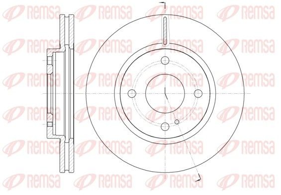 REMSA Brake disc Article number: 61299.10 cheaply