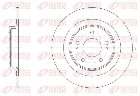 REMSA Disco de freno Número de artículo: 61528.00 a buen precio