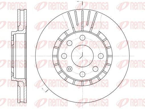 REMSA Brake disc Article number: 6178.10 cheaply