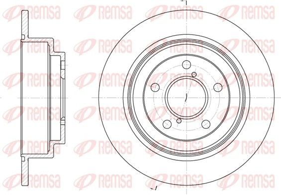 REMSA Brake disc Article number: 6398.00 cheaply