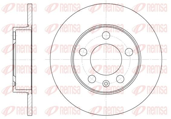 REMSA Brake disc Article number: 6547.00 cheaply