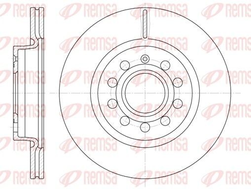 REMSA Brake disc Article number: 6647.10 cheaply