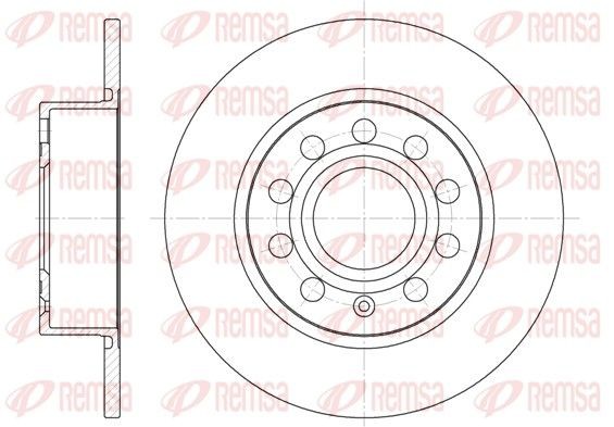 REMSA Brake disc Article number: 6649.00 cheaply