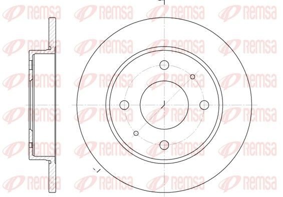 REMSA Brake disc Article number: 6879.00 cheaply