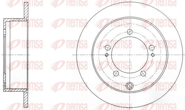 REMSA Brake disc Article number: 6903.00 cheaply