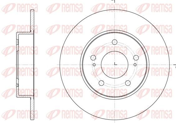 REMSA Brake disc Article number: 6909.00 cheaply