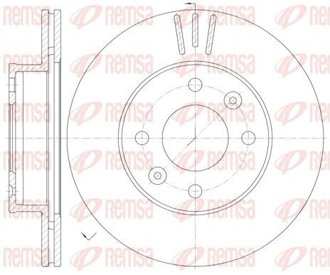 REMSA Brake disc Article number: 6990.10 cheaply