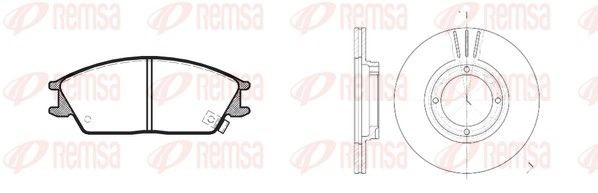 REMSA Brake discs and pads set Article number: 8224.00 cheaply