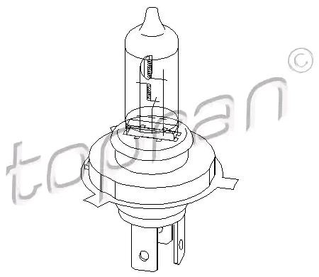 TOPRAN Bulb, headlight Article number: 104 499 cheaply