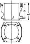 KOLBENSCHMIDT Cylinder Sleeve Article number: 89857110 cheaply