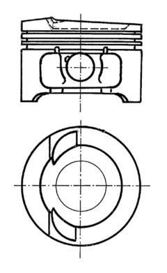 KOLBENSCHMIDT Piston Article number: 91033600 cheaply