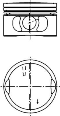 KOLBENSCHMIDT Piston Article number: 99942600 cheaply