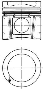 KOLBENSCHMIDT Piston Article number: 40033620 cheaply