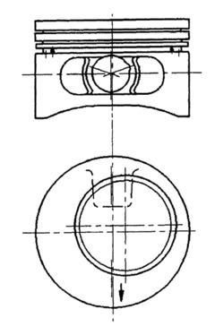 KOLBENSCHMIDT Piston Article number: 92123610 cheaply