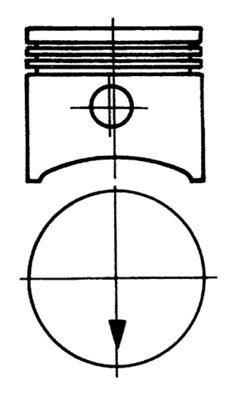 KOLBENSCHMIDT Piston numéro de l'article: 90606620 à bon prix