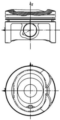 KOLBENSCHMIDT Piston Article number: 40080600 cheaply