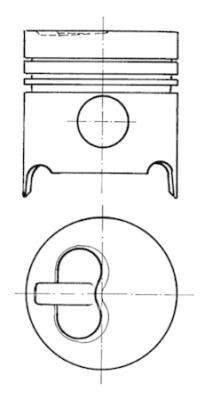 KOLBENSCHMIDT Piston Article number: 90436600 cheaply