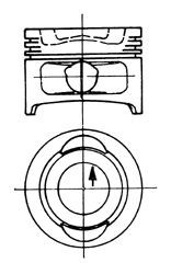 KOLBENSCHMIDT Piston Article number: 94351700 cheaply