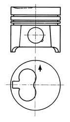 KOLBENSCHMIDT Piston Article number: 94642700 cheaply