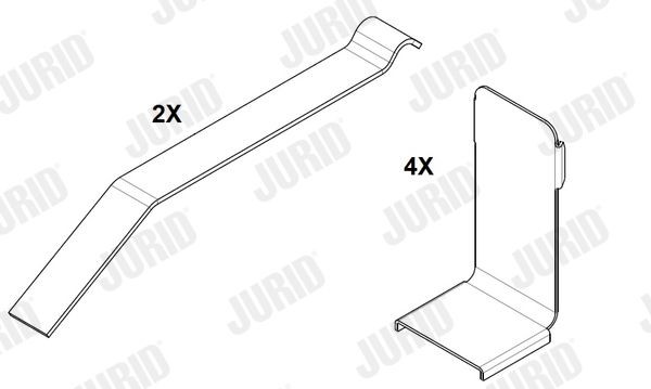 JURID Rivet, drum brake lining Article number: 8158058001 cheaply