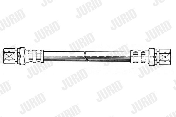 JURID Brake hose Article number: 171215J cheaply