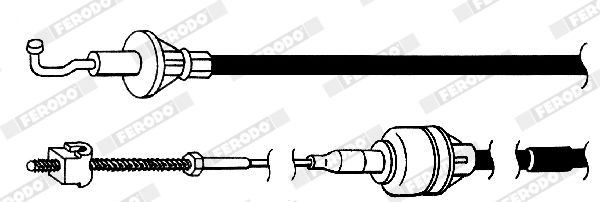 FERODO Koblingskabel Varenummer: FCC421116 billige