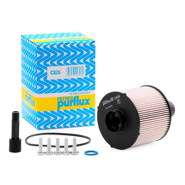 PURFLUX Fuel filter Article number: C826 cheaply
