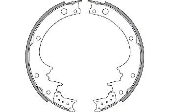 SPIDAN Brake Shoe Set Article number: 31140 cheaply